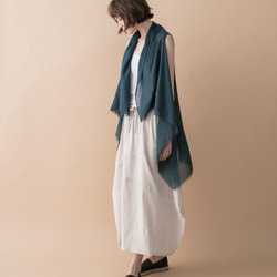 多穿法背心罩衫 - 藍綠 Multiwear kimono vest - Teal 第5張的照片
