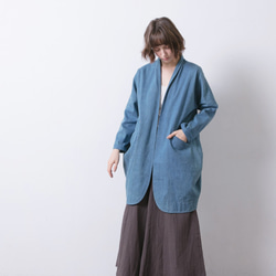 水滴立體外套 - 丹寧 3-Dimensional tailored coat - Denim 第4張的照片