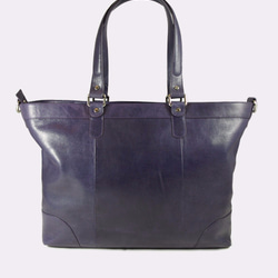 UN1 Large Laptop Leather Tote – Purple Reign 6枚目の画像