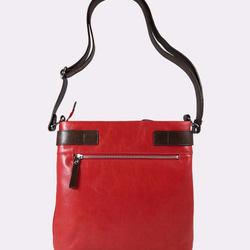 Influxx UN1 CrossboLeather Pouch / iPad Bag – Poppy Red 4枚目の画像