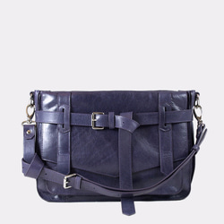 KAY Classic Leather Satchel /Crossbody Bag – Purple Reign 6枚目の画像