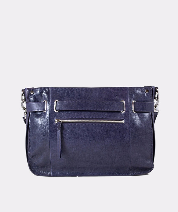 KAY Classic Leather Satchel /Crossbody Bag – Purple Reign 7枚目の画像