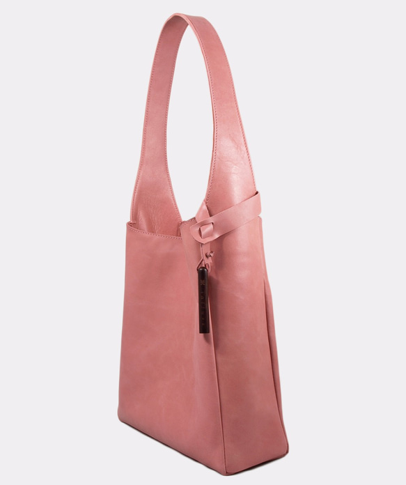 Influxx S1T1 - Basic Leather Tote - Pink 5枚目の画像