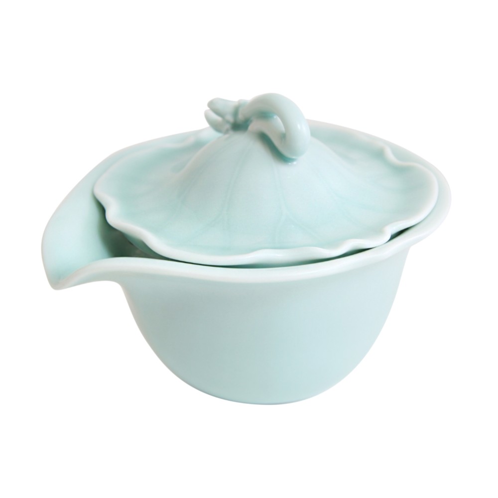 4個セット 青白磁の茶器