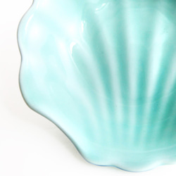 貝型小皿- 青磁 5枚目の画像