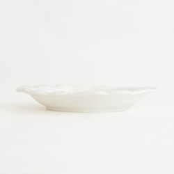 ハスの葉皿(M) - 羊脂白釉 3枚目の画像