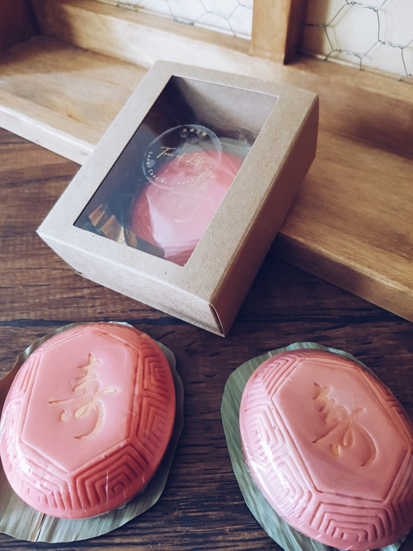 做壽_紅龜粿皂SOAP/新加坡國際旅展參展禮品 第2張的照片