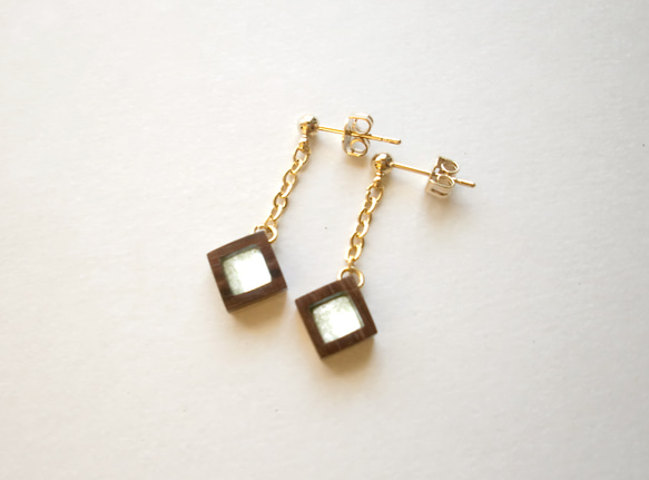 Timber Earrings 〜Japonaise〜「若葉（Wakaba）」 第3張的照片