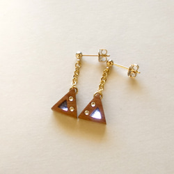 Timber Earrings 〜Triangle〜 Quince 第3張的照片