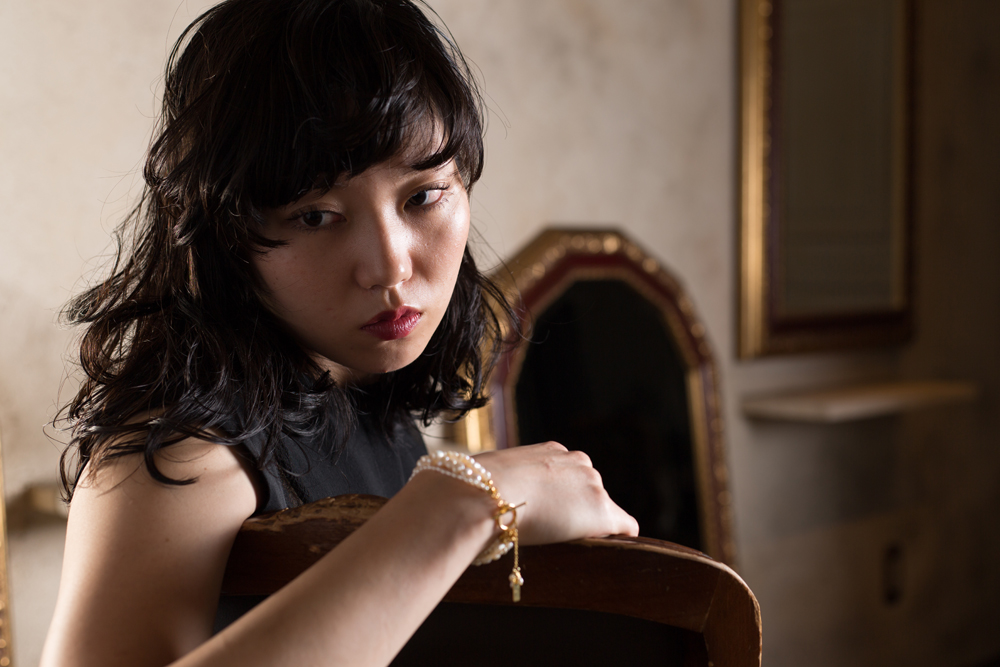 《定形外郵便送料無料 》淡水パール４連ブレスレット