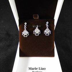 輕奢珠寶 18K幸運草鑽石耳環 Lucky Clover 18K Diamonds Earrings 第1張的照片