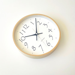 KATOMOKU plywood clock 20 ブラック km-119BLRC 電波時計 掛け時計 連続秒針 5枚目の画像