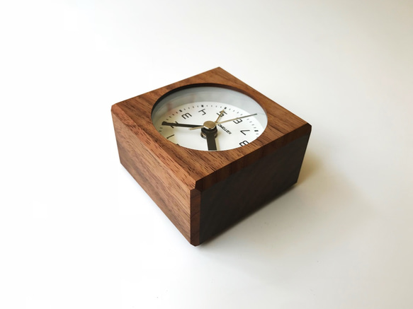 KATOMOKU alarm clock 7 ウォールナット km-100WA 7枚目の画像