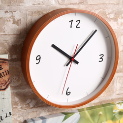 KATOMOKU plywood wall clock 6 km-52LB 1枚目の画像