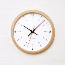 【廃盤】KATOMOKU muku round wall clock 9 km-82NRC 電波時計 1枚目の画像