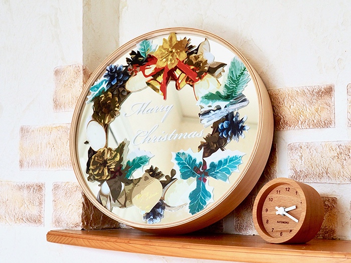 KATOMOKU ミラー　クリスマスリース