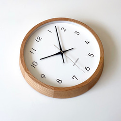 KATOMOKU muku wall clock 13 オーク km-104OARC 電波時計 掛け時計 5枚目の画像