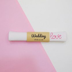 婚禮小物-帆布環保餐具收納套-含筷子湯匙-LOVE愛 第3張的照片