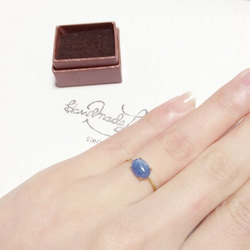 blue stone ring 3枚目の画像