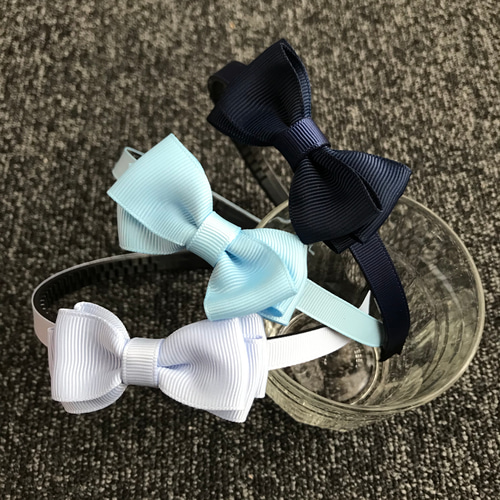 再販】♡大人可愛いカラー♡キッズ サイドリボン カチューシャ