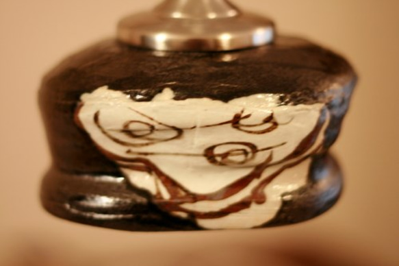黒織部のひしゃげたランプセード　６５ 3枚目の画像