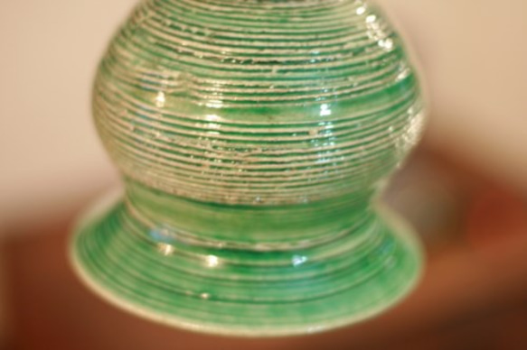 ベルみたいなランプセード（緑）　１４６ 2枚目の画像