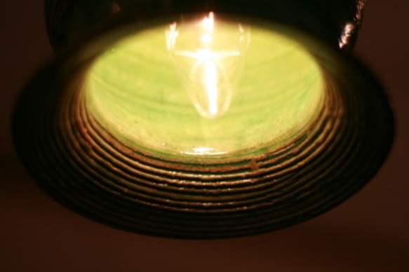 ベルみたいなランプセード（緑）　１４６ 3枚目の画像
