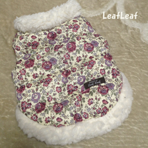 リバティ わんちゃん用ダウンベスト ペット服・アクセサリー Atelier