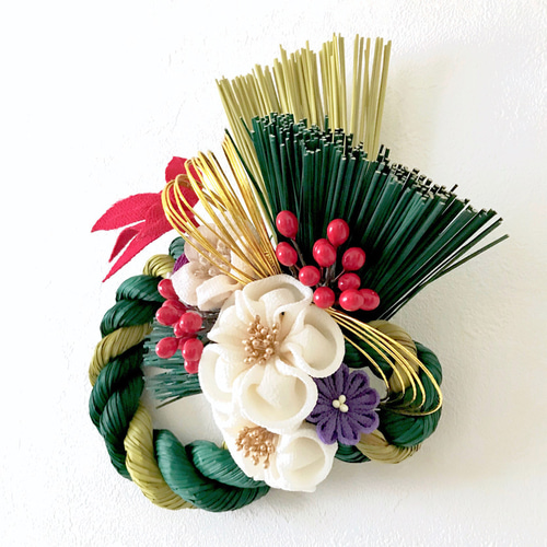 熊本いぐさ×WAKARA ＜つまみ細工＞しめ縄・お正月飾り・しめ飾り ②