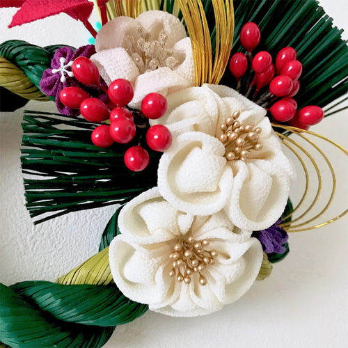 熊本いぐさ×WAKARA ＜つまみ細工＞しめ縄・お正月飾り・しめ飾り ②