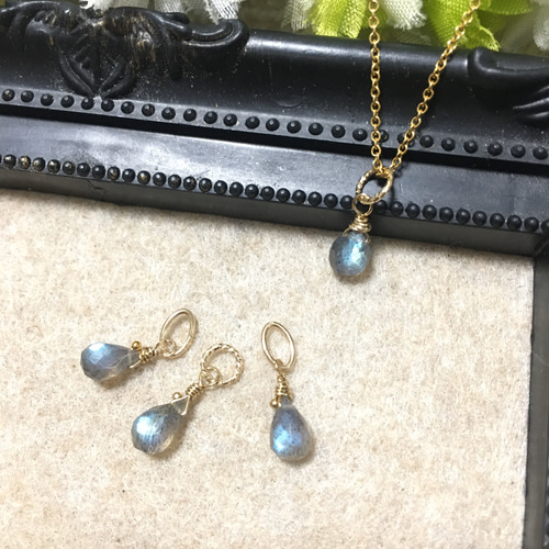 再販4】【14kgf】【魂の学び】ドロップカットラブラドライトの