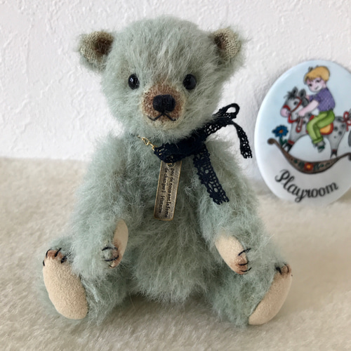 アンティーク風テディベア 13.5㎝ ぬいぐるみ goutte 通販 5450533