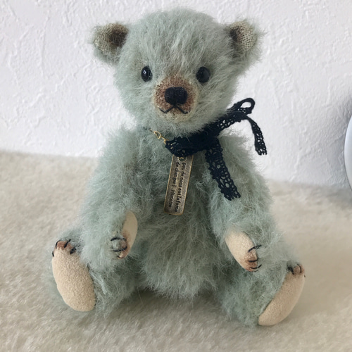 アンティーク風テディベア 13.5㎝ ぬいぐるみ goutte 通販 5450533