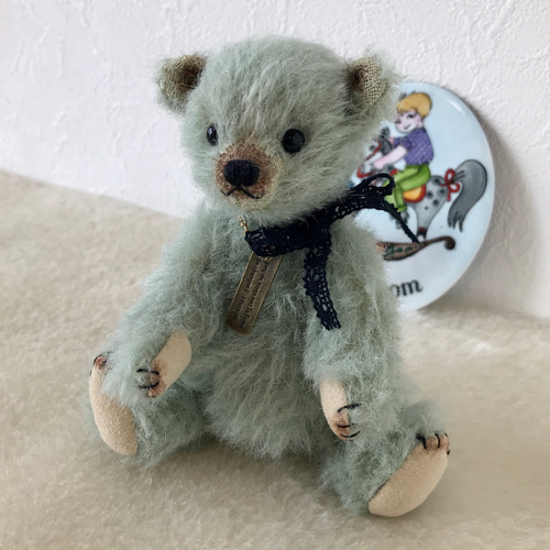 アンティーク風テディベア 13.5㎝ ぬいぐるみ goutte 通販 5450533