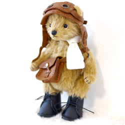 アンティーク風テディベア 13.5㎝ ぬいぐるみ goutte 通販 5450533