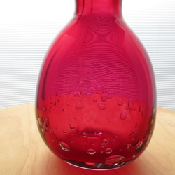 ボトル花器：紅...「Aqaコレクションから」 1枚目の画像