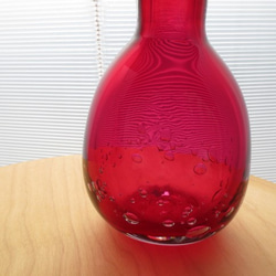 ボトル花器：紅...「Aqaコレクションから」 4枚目の画像