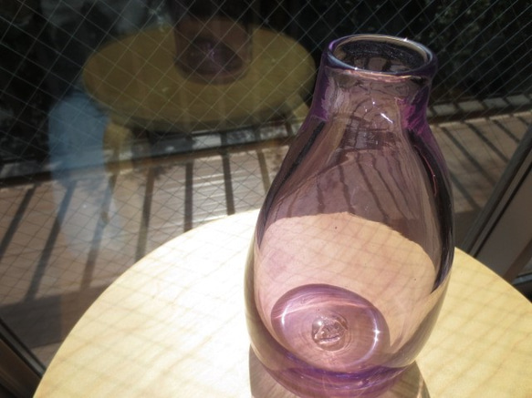 ボトル花器：薄紫..murasaki 1枚目の画像