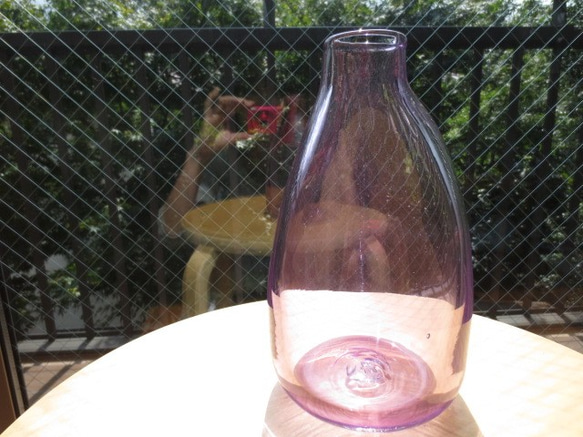 ボトル花器：薄紫..murasaki 2枚目の画像