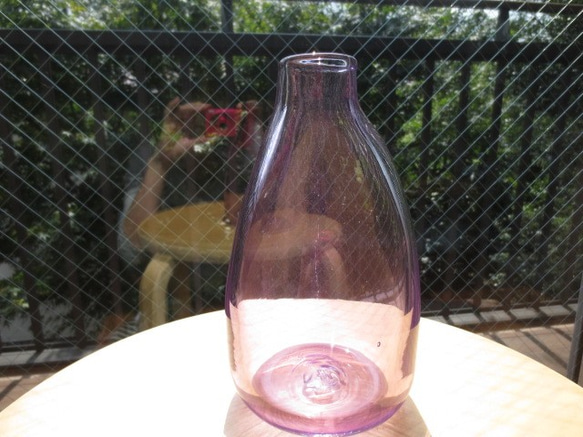 ボトル花器：薄紫..murasaki 3枚目の画像
