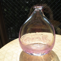 ボトル花器：シャボン玉...「Aqaコレクションから」 2枚目の画像