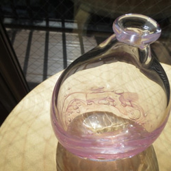 ボトル花器：シャボン玉...「Aqaコレクションから」 3枚目の画像