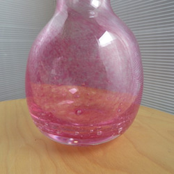 ボトル花器：春先小紅...「Aqaコレクションから」 1枚目の画像