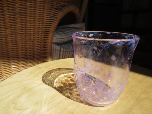 フラワーグラス「紫陽花」 1枚目の画像