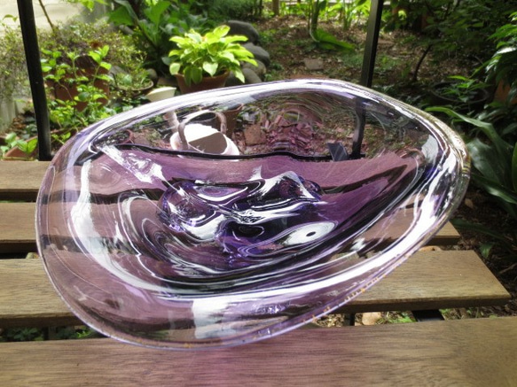 ガラス器：紫花音 3枚目の画像