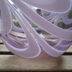 ガラス器：紫風羽 4枚目の画像