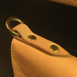 Round fastener long wallet【Beige】 3枚目の画像