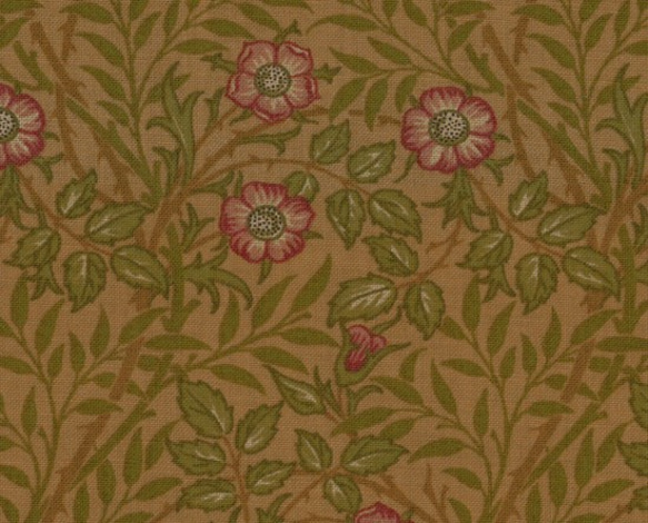 [moda] Sweet Briar/William Morris/cotton sheeting fabric/棕色 第2張的照片