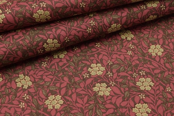 古典*花卉/植物圖案/拼布/棉床單面料/棉/布/日本製造 第2張的照片