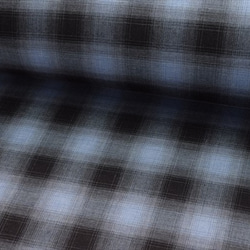 SALE! [有機棉] 色織柔軟斜紋布/Ombre 格紋/抓絨/日本製造/布料 第2張的照片